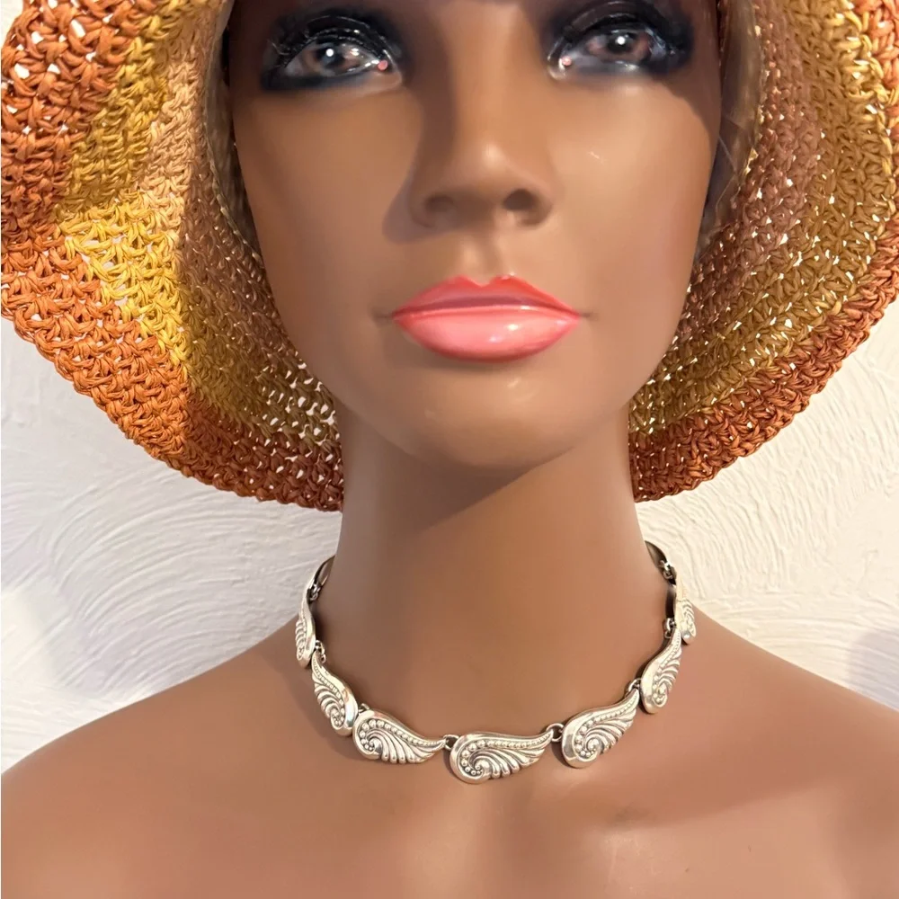 Silver 925 Swirl Link Necklace and Bracelet Set - Picture 8 of 8